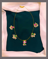Invisible Lotus Choker in Kundan - KN00330